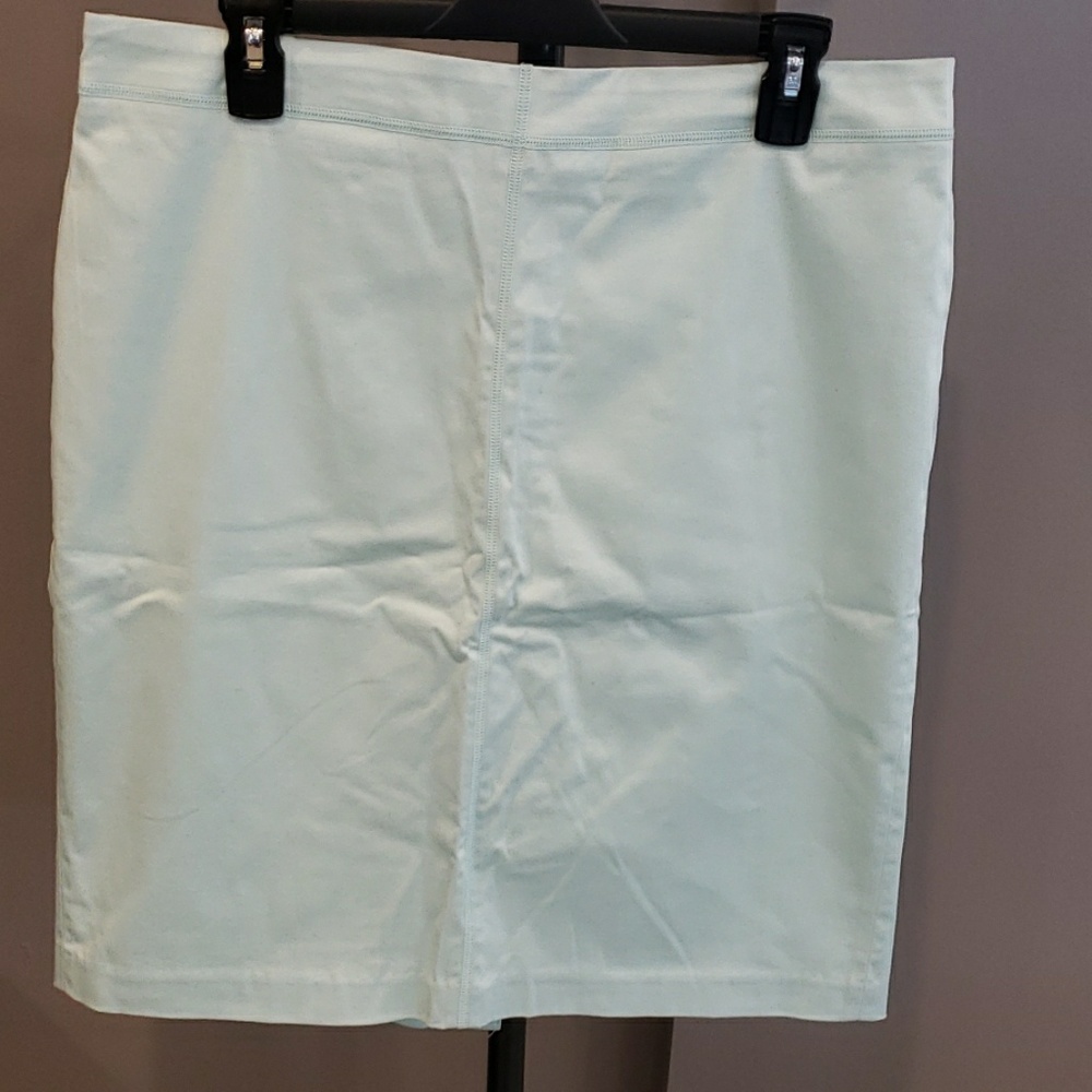 Jones New York skirt, size 12. Mint Green. NW/OT